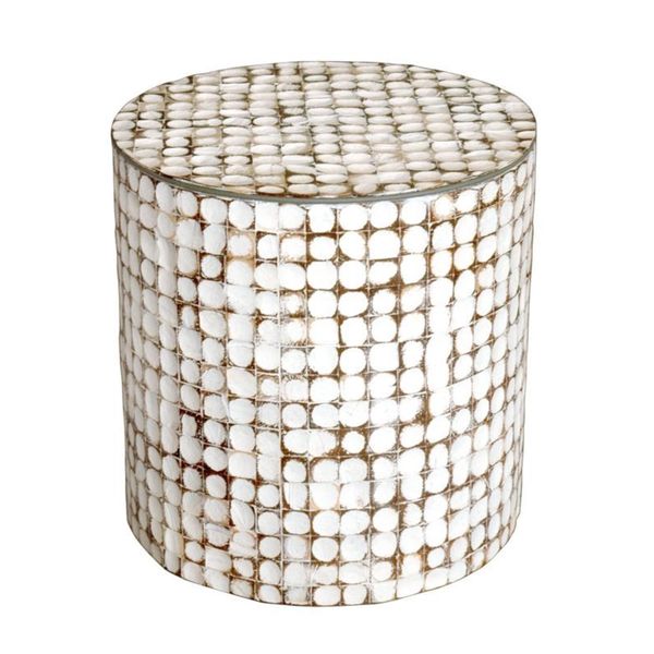 Decorative Harper Modern Offwhite Rectangle Accent Table