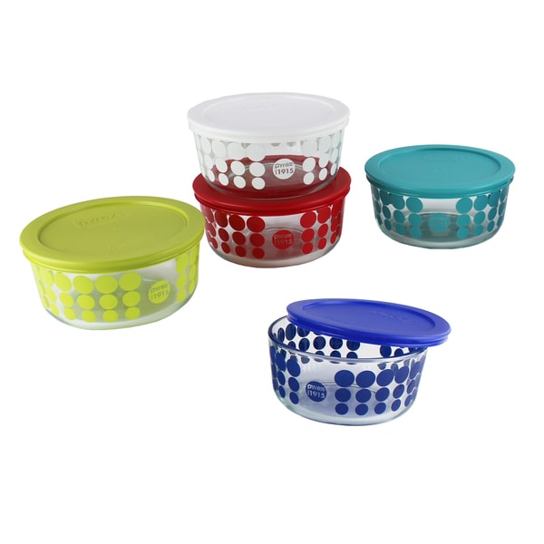 Pyrex 10-piece Simply Store Glass Food Storage Set (100 Year Limited Edition)