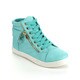 Via Pinky PERLA-03 Women's Quilted Lace Up Ankle High Sneakers