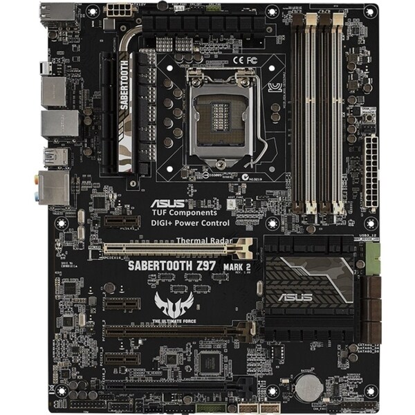 TUF SABERTOOTH Z97 MARK 2 Desktop Motherboard - Intel Z97 Express Chi