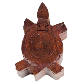 Wood Turtle Puzzle Box (India)