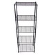 Gold Sparrow 5-tier Black Wire Shelving