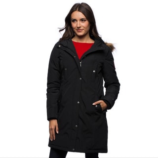 tommy hilfiger detachable trim arctic parka