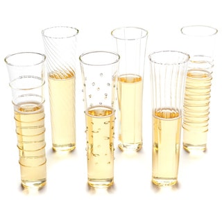 Elegant Champagne Flutes (Set of 6)
