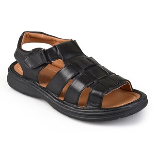 Boston Traveler Men's Fashion Cut-out Sandals