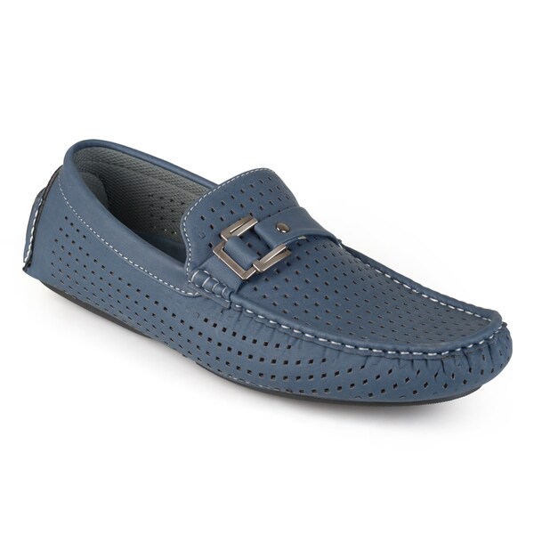 Vance Co. Men's Slip-on Perforated Loafers