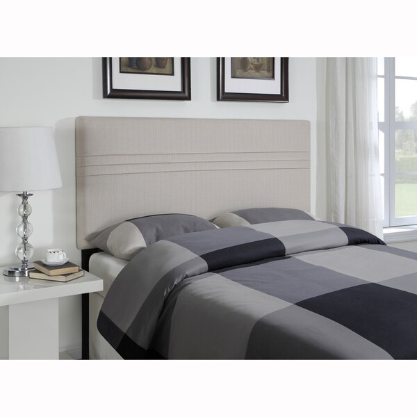 Beige King/California King Size Upholstered Headboard 17233396