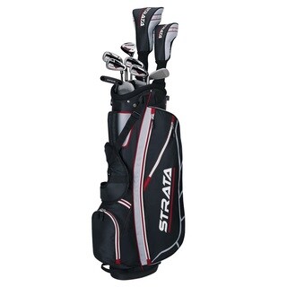 Callaway Men's Left-Handed Strata Complete Set Golf Clubs With Bag