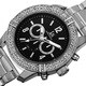 Joshua & Sons Men's Swiss Quartz Multifunction Crystal Bezel Bracelet Watch
