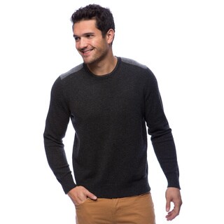 Cullen Men's Cashmere Shoulder Intasia Crew Shirt