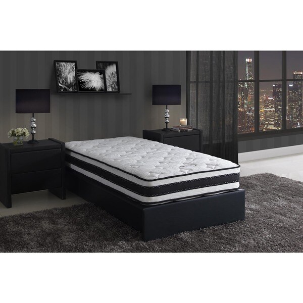 DHP Signature Sleep 8-inch Twin-size Liberty Pocket Coil & Memory Foam reversible Mattress