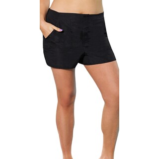 Black Cargo Shorts Bottoms