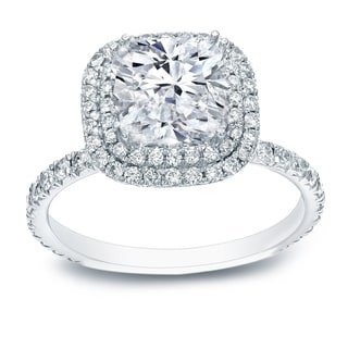 3 carat white gold engagement rings