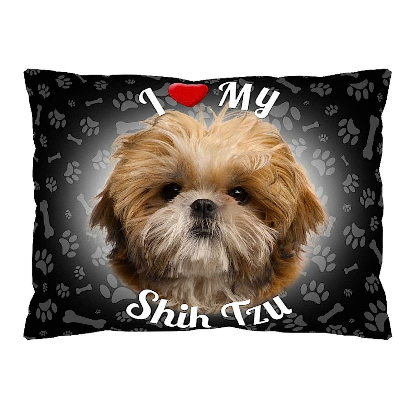 iLeesh I Love Shih Tzu Dog Pet Bed Overstock Shopping The Best