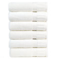 Luxury Hotel and Spa 100-percent Genuine Turkish Cotton Hand Towels Piano Key (Set of 6)