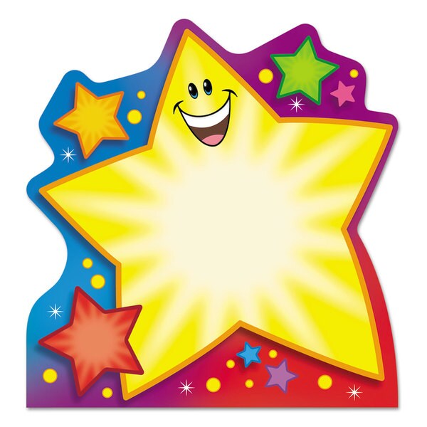 TREND Multicolored Note Pad w/Super Star Design (Pack of 5)