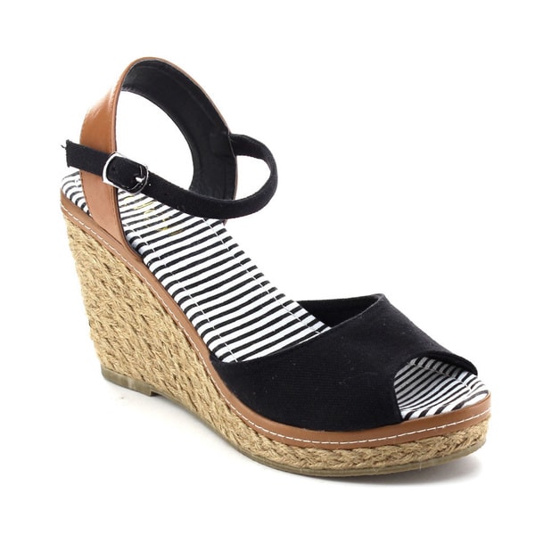 slingback espadrille wedges