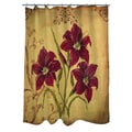 Thumbprintz Crimson III Shower Curtain