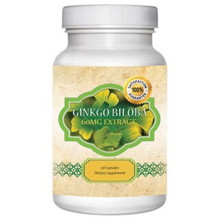 Ginkgo Biloba-Focus!-Powerful Brain Booster 120 Easy-to-Swallow Capsules
