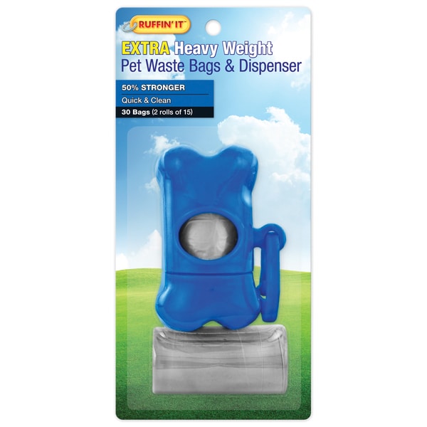 Waste Bag Dispenser W/2 15ct Rolls
