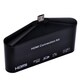 Patuoxun Multi-functional 3-in-1 Connection Kit USB OTG SD TF Card Reader Micro USB MHL to HDMI Adapter