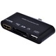 Patuoxun Multi-functional 3-in-1 Connection Kit USB OTG SD TF Card Reader Micro USB MHL to HDMI Adapter