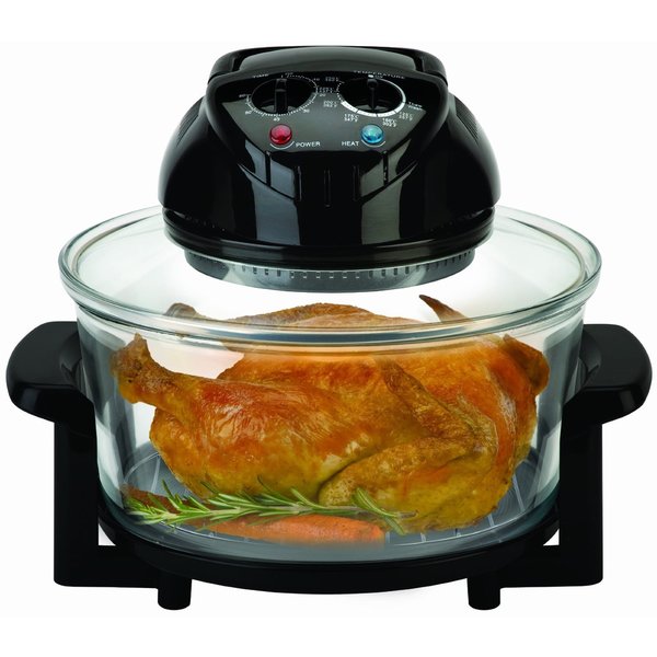 Big Boss 8861 Oval Rapid Wave Turkey Roaster, 17.5-Quart, 1300 Watt Hi ...