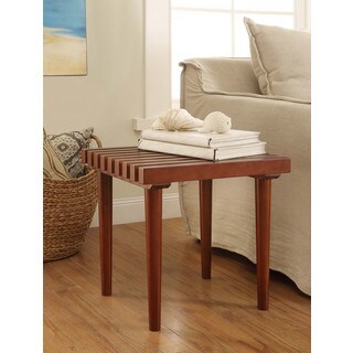 Pine Slat End Table
