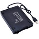 Patuoxun Portable 3.5-inch USB External Black Plug and Play 1.44 MB Floppy Disk Drive
