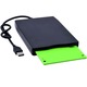 Patuoxun Portable 3.5-inch USB External Black Plug and Play 1.44 MB Floppy Disk Drive