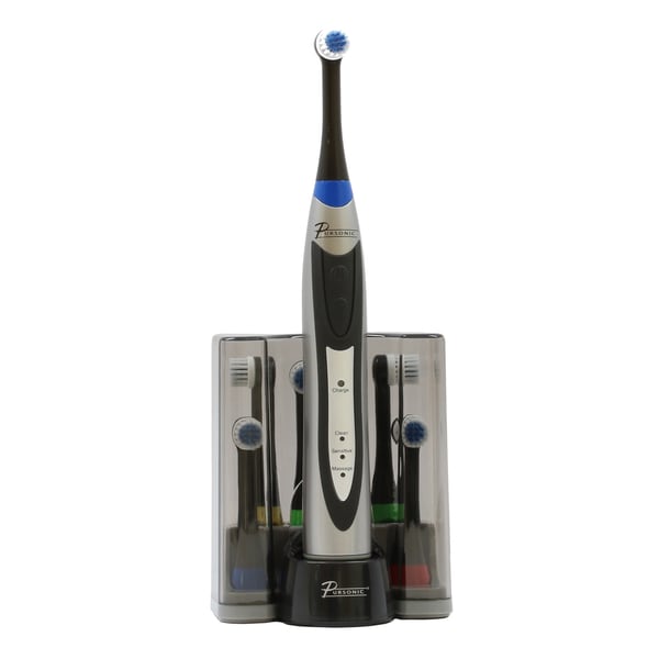 Pursonic S330 Rechargeable Rotary Toothbrush with 12 Brush Heads
