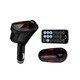 Patuoxun Wireless FM Transmitter Car Kit MP3 Audio Player with USB/ SD Card/ AUX-in Ports and Remote