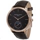 Frederique Constant Men's FC-705C4S9 'Slim Line' Brown Dial Brown Leather Strap Automatic Watch