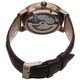 Frederique Constant Men's FC-705C4S9 'Slim Line' Brown Dial Brown Leather Strap Automatic Watch