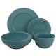 Vivo Teal Beaded 19-piece Dinner Set
