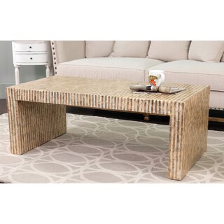 Pearl Brown Rectangle Coffee Table - 17269134 - Overstock.com Shopping