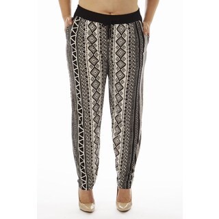plus size black jogger pants