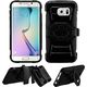 Insten Hard PC/  Silicone Dual Layer Hybrid Phone Case Cover with Holster For Samsung Galaxy S6 Edge
