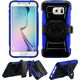 Insten Hard PC/  Silicone Dual Layer Hybrid Phone Case Cover with Holster For Samsung Galaxy S6 Edge