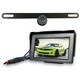 Top Dawg Wired License Plate Backup Wide Angle HD Camera with 4.3-inch Display