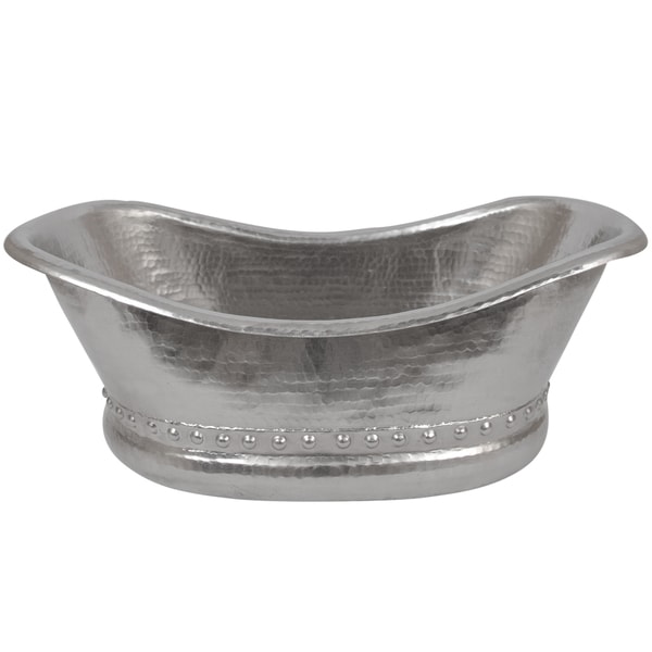 Premier Copper Products Bath Tub Vessel Hammered Copper Sink in ...