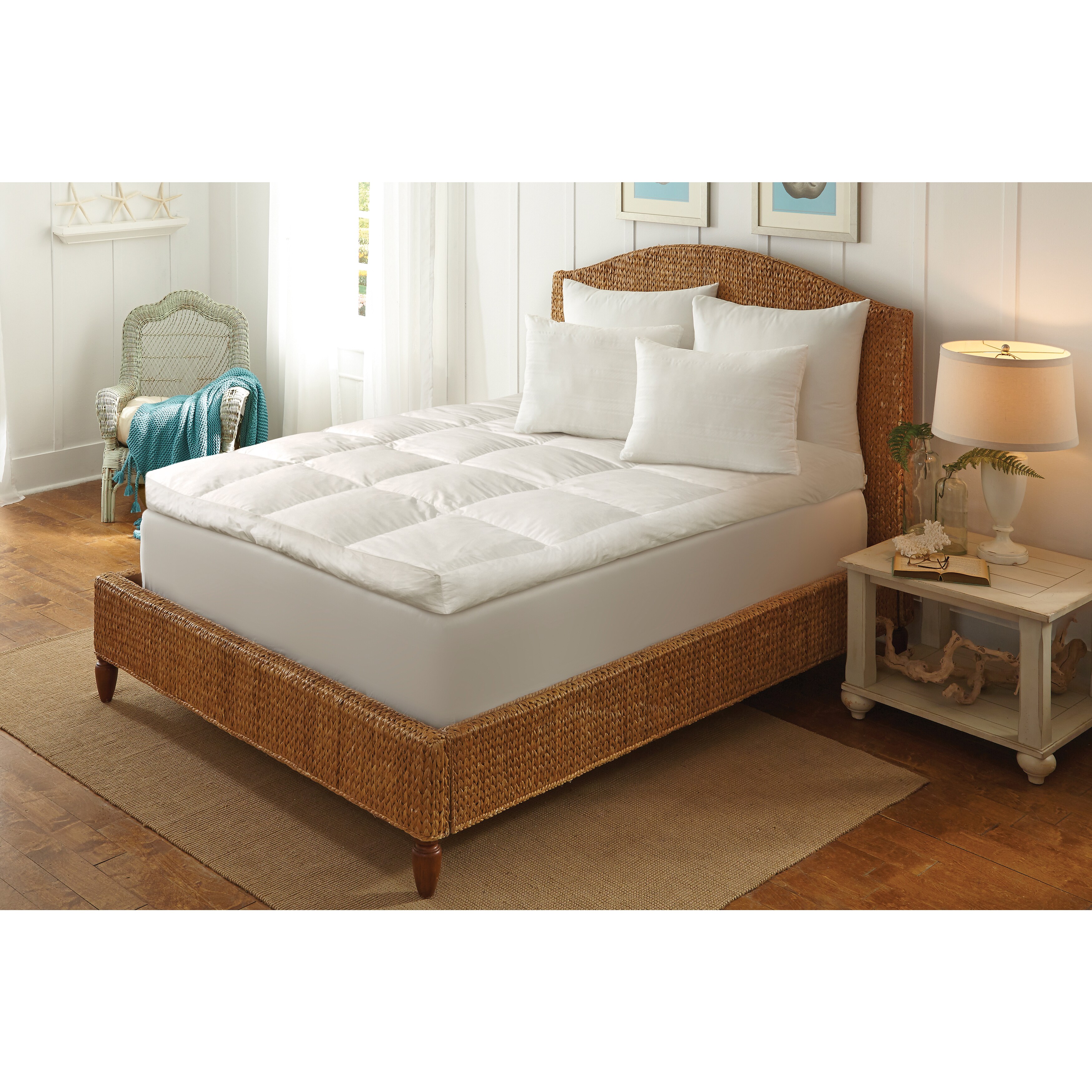 Hotel Grand Lujoso Downtop deflector Box 5 pulgadas Fuelle Featherbed Hotel Grand Lujoso Downtop deflector Box 5 pulgadas Fuelle Featherbed