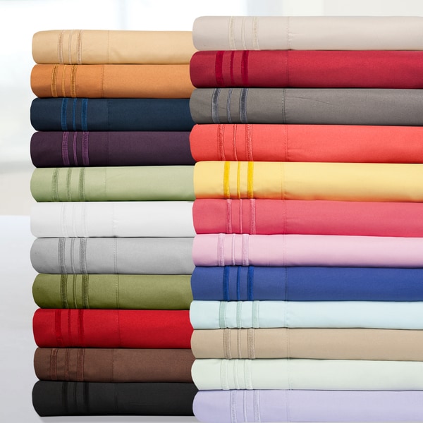 Incredibly Soft 4-piece Deep Pocket Bed Sheet Set