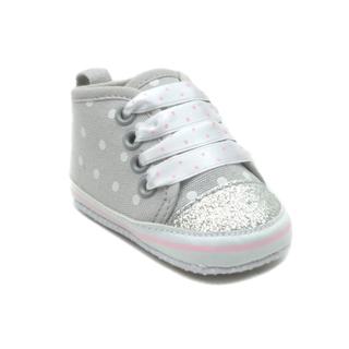 Blue Baby 'P-Trixie' Polka Dot Shoes