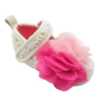 Blue Baby Doil Flower Shoes