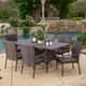 Christopher Knight Home Dunham Outdoor 7-piece Wicker Dining Set