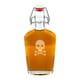 Crossbones Glass Flask Cruet