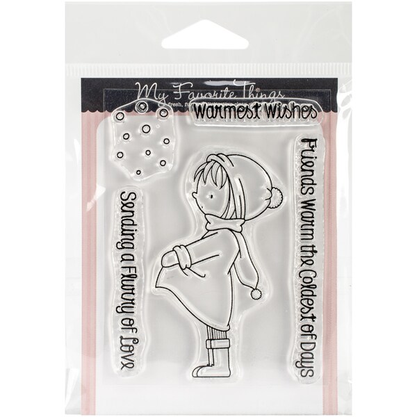 My Favorite Things Birdie Brown Stamps 3inX4in SheetWarmest Wishes