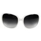 White Gradient Acetate Sunglasses