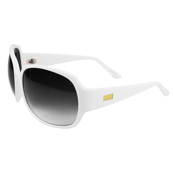 White Gradient Acetate Sunglasses